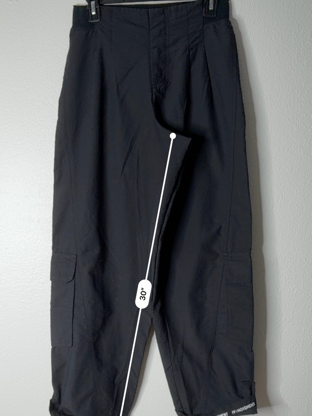 FP Movement by Free People Mesmerize Me Cargo Pant Size S  Black - Picture 10 of 16
